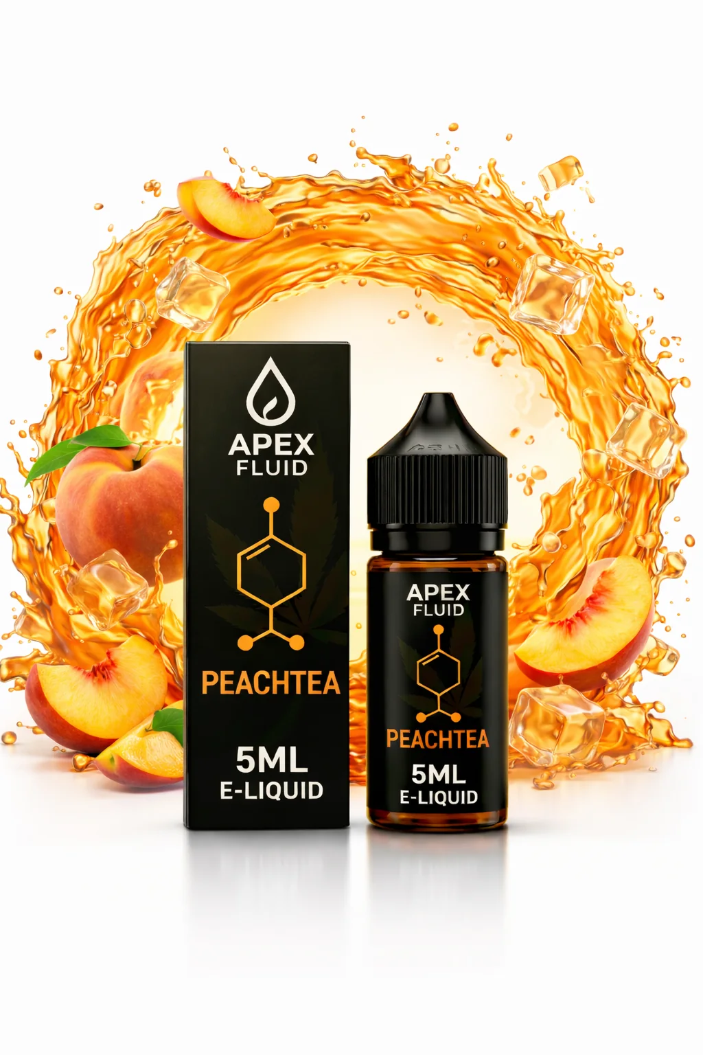 Apex Fluid - Peach Tea - 5ml E-Liquid